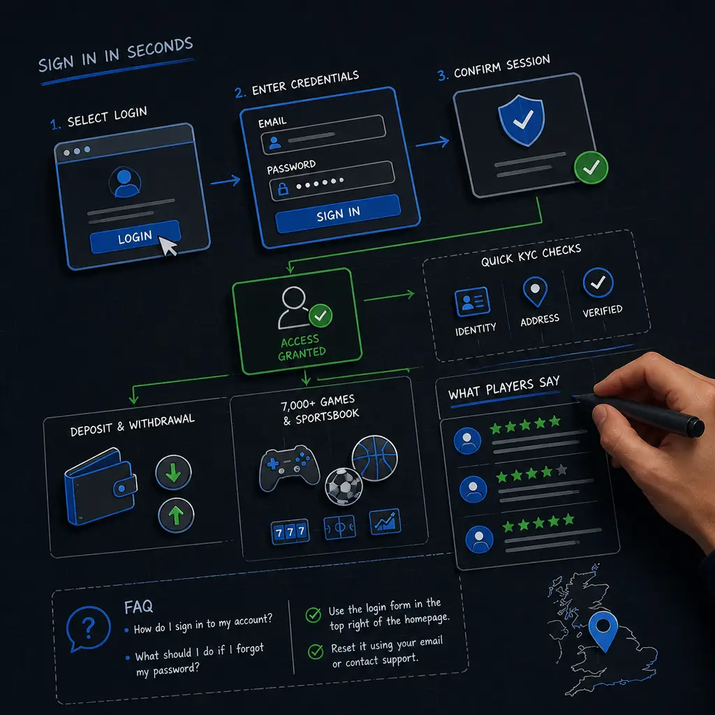 Rainbet Casino Login – Sign In to Your Account visual guide for Rainbet
